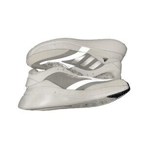 adidas Brevard White Silver Metallic Women Running Shoes HR0277 Size 6